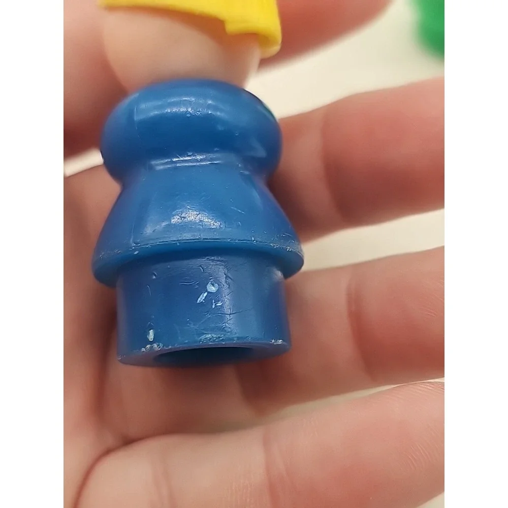 Vintage Fisher Price Little People Hard Plastic Figures Family 1 Wood  Lot Of 4